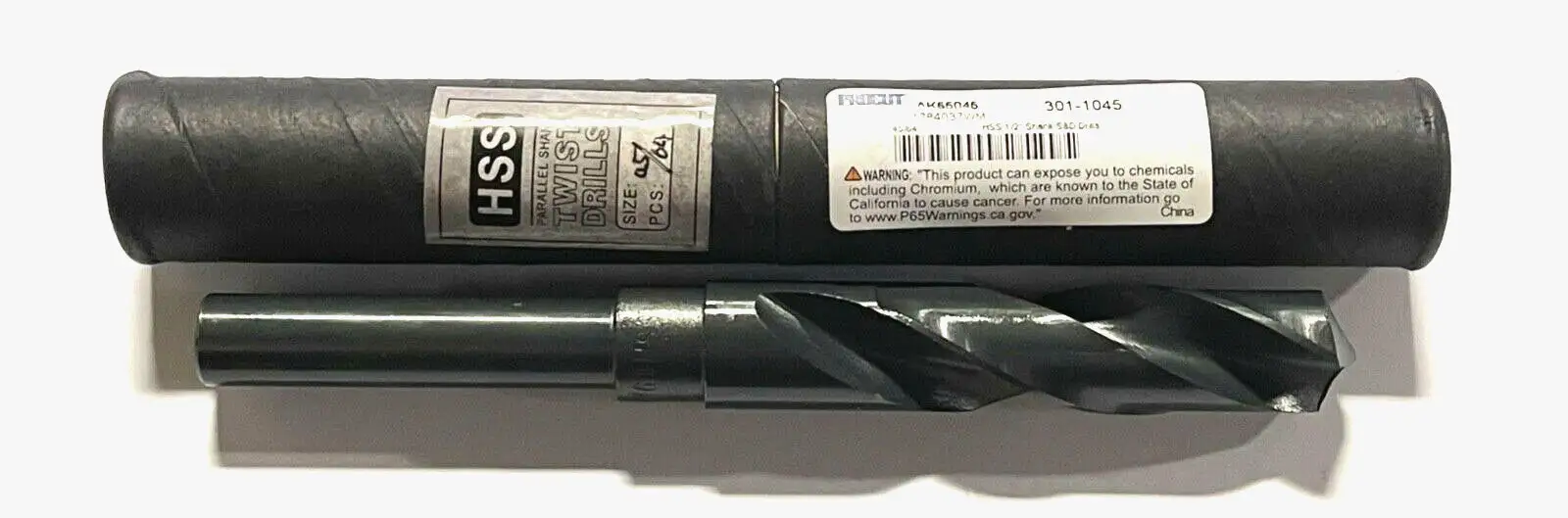 ProCut 45/64" Silver & Deming Drill High Speed Steel 1/2" Shank