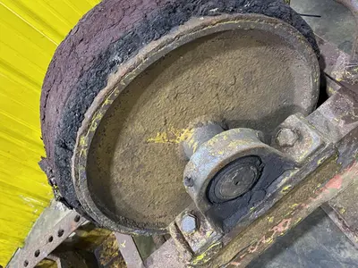 60 TON WELDWIRE MODEL #WER-60  POWERED TANK TURNING ROLLS WITH IDLER: STOCK #16907