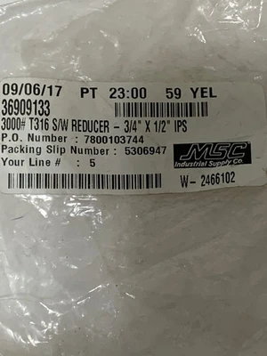 NEW A/SA 182 Does Not Apply