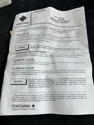NEW Yokogawa 103131LSPK