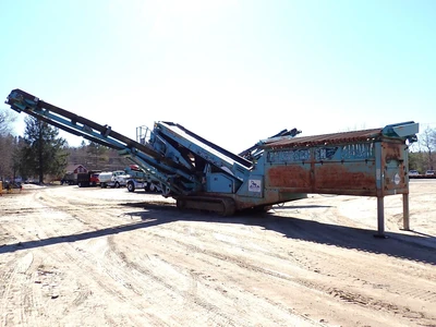 Used 2007 POWERSCREEN CHIEFTAIN 1400 Vibratory Screens Massachusetts US | Brookside Equipment Sales #1422207