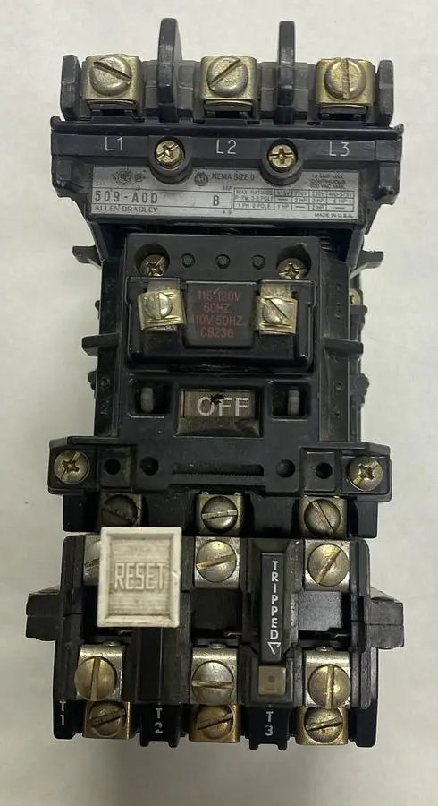 Used ALLEN BRADLEY 509-AOD Starters | Surplus Asset Holdings #1205196