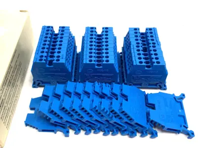 USED ALLEN-BRADLEY SER. B IEC TERMINAL BLOCK BLUE