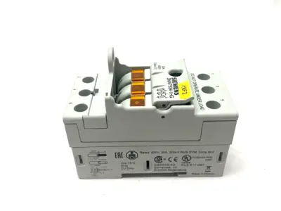 USED SIEMENS 3-POLE FUSE HOLDER CLASS CC 600V 30A