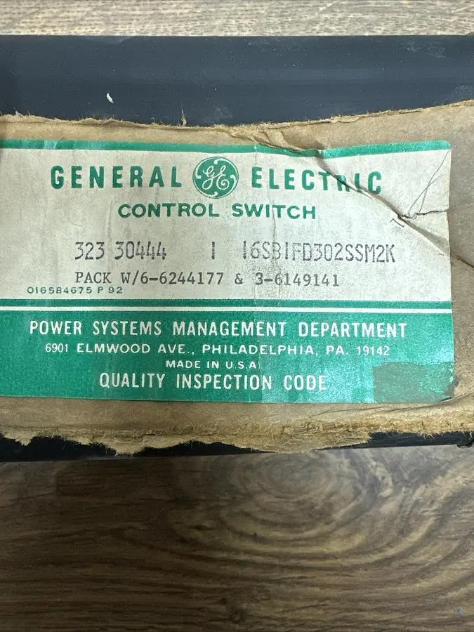 New | in-Stock GENERAL ELECTRIC 16SB1FD302SSM2K Miscellaneous Equipment (Electrical & Power) Ohio US | Surplus Asset Holdings #1242269