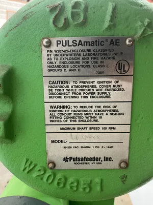 PULSA 7660 Diaphragm Metering Pump 7660H-S-AE with PULSAmatic AE 60 AD-XX