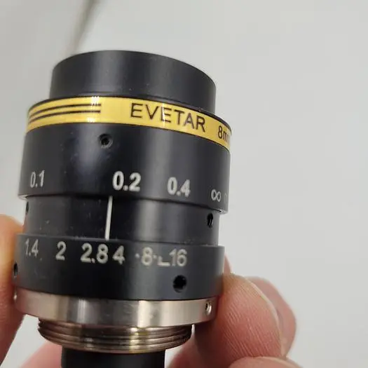 Used EVETAR EVETAR 8MM LENS 1:1.4 MEGA PIXEL C-MOUNT 1/1.8 Camera Systems | ND Industrial Surplus #1226564