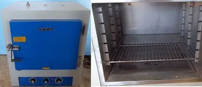 Used LINDBERG/BLUE M OV-18A SERIAL: 18A709 BOM# H9-00009 TEMP Drying Oven Texas US | Bamko Surplus Process Equipment #935160