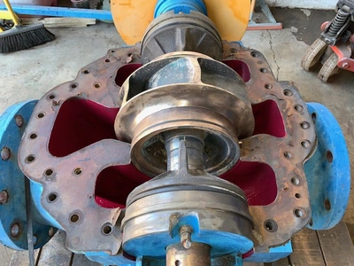 Goulds pump model 3408 size 8x10-12L material CI/Bronze