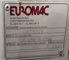 2021 EUROMAC MTX FLEX 6 Turret Punch, CNC | Asset Exchange Corporation (6)
