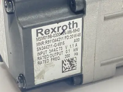 Used Rexroth Servo Motor R911344211 w/ Neugart 100266186 Gear Servo Motors Michigan US | Maverick Industrial Sales #1389550