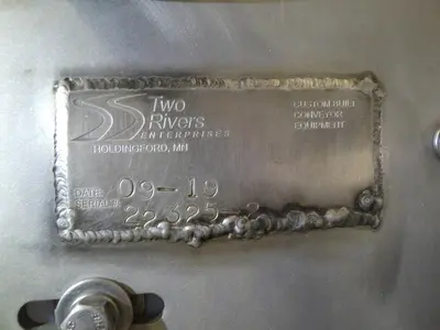 2019 Two Rivers 45 degree right hand conveyor