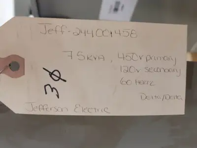 USED 1988 JEFFERSON ELECTRIC 244-001-458