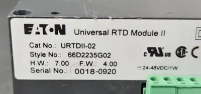 Eaton URTDII-02 Universal Rtd Module (BIN433)