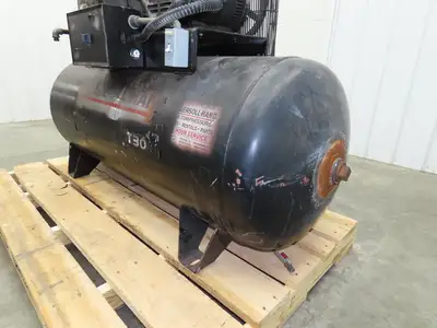 Ingersoll Rand Reciprocating Air Compressor 35 CFM 10 HP 230/460V 3 Ph 120 Gal