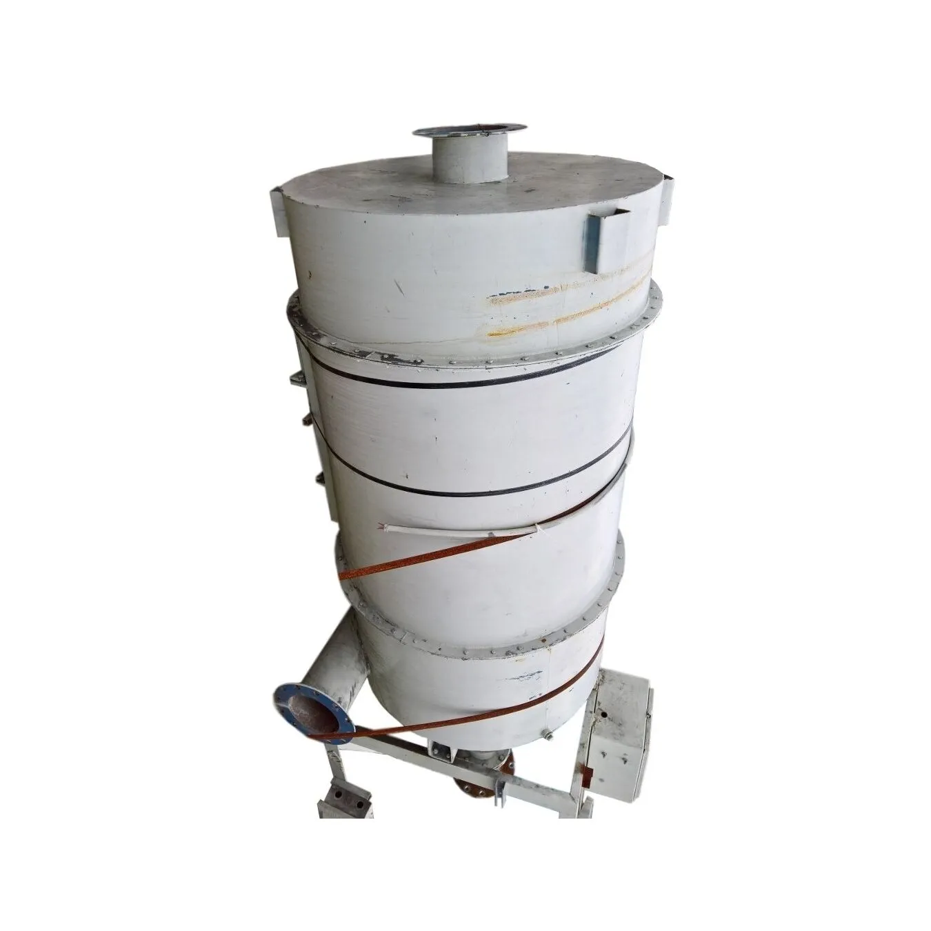 500 CFM Used 244 Square Foot Filter Receiver Dust Collector, 244 Sq Ft
