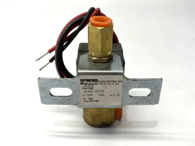 USED PARKER SOLENOID VALVE 3-WAY 150PSI 12VDC SHELFWARE