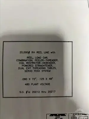 USED 1998 DALLAS Coil Feed Lines