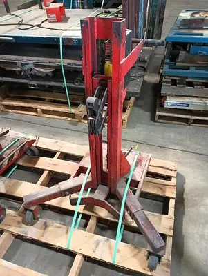 WESCO DM-1100, PORTABLE 55 GALLON DRUM LIFTS (FOOT PEDAL)