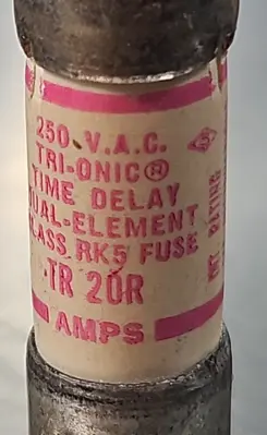 Used Mersen-Ferraz Shawmut TR20R Fuses | Palmetto Automation #1155739