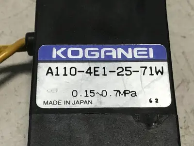Used KOGANEI A110-4E1-71W Valves/Fittings Michigan US | Ideal Machinery #1309648