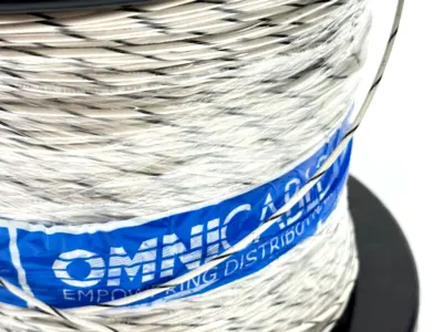 L720ST-02 | Omni  #20 AWG Type MTW TEW 10-Stranded Copper White 600V 2500ft - New