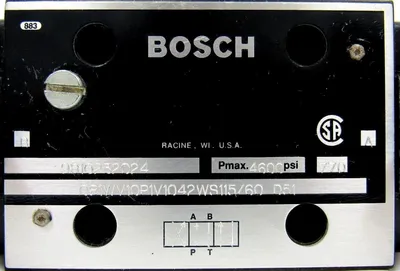 NEW BOSCH 081WV10P1V1042WS115/60 VALVE 9810232024