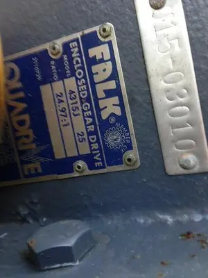 Falk Model 4315J  25 Quadrive Enclosed Gear Drive