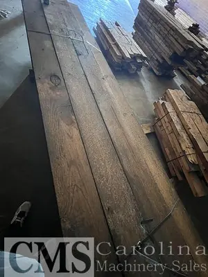 USED WOOD BEAMS FROM OLD MILL