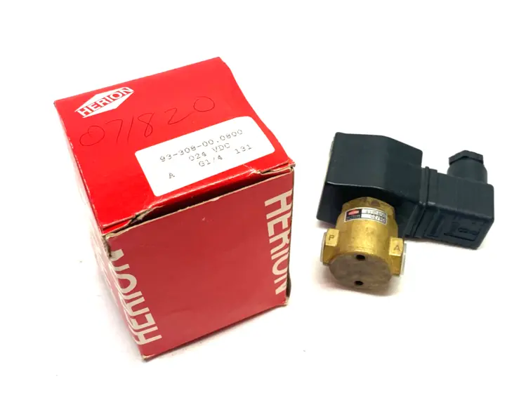 Used HERION SOLENOID VALVE 24VDC 1/4" NPT Valves/Fittings | Maverick Industrial Sales #1113098