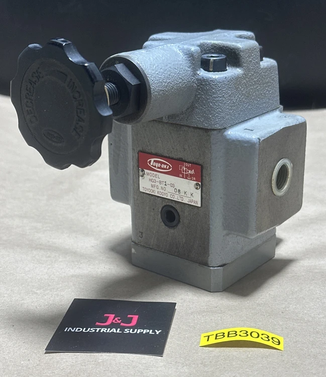 New | in-Stock Toyooki HG3-BT1-03 Valves/Fittings Indiana US | J&J Industrial Supply #1078231