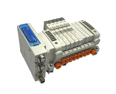 VV5QC11-08N7SEBN-D0S | SMC  Solenoid Valve Manifold 5-Valves, 8-Station VQC1400N-51 - Used