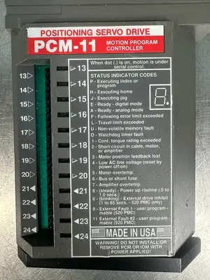 Emerson PCM-11 MOTION PROGRAM CONTROLLER 401168-01 A8 960158-01 (7.3.1)
