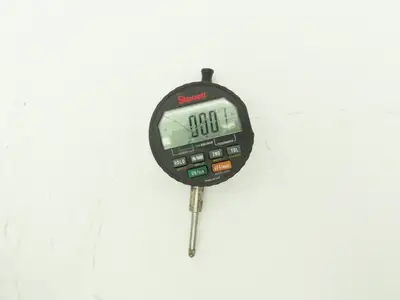 Starrett F2730-1 Wisdom Digital Indicator 0-1" 25mm .0001" -Cracked glass, Works