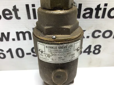 KUNKLE VALVE DIV MODEL 20-C02-MG
