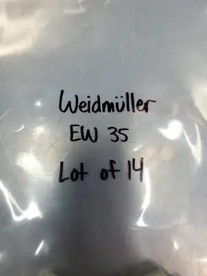 Weidmuller EW-35 Terminal Ends Module, Lot of 14. 4A-41