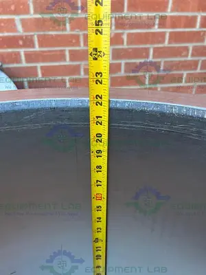 USED ROSS M 40 STAINLESS STEEL SINGLE SHAFT MIXER W/ TWO 40 GALLON TANKS