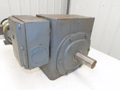 Boston Gear RFWA752-100 Gearmotor 100:1 Double Reduction 17rpm 1Hp 460V 3PH 56C