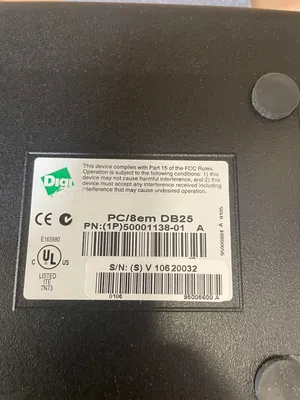 USED Digi Digi 76000120 Ports/8em DB25