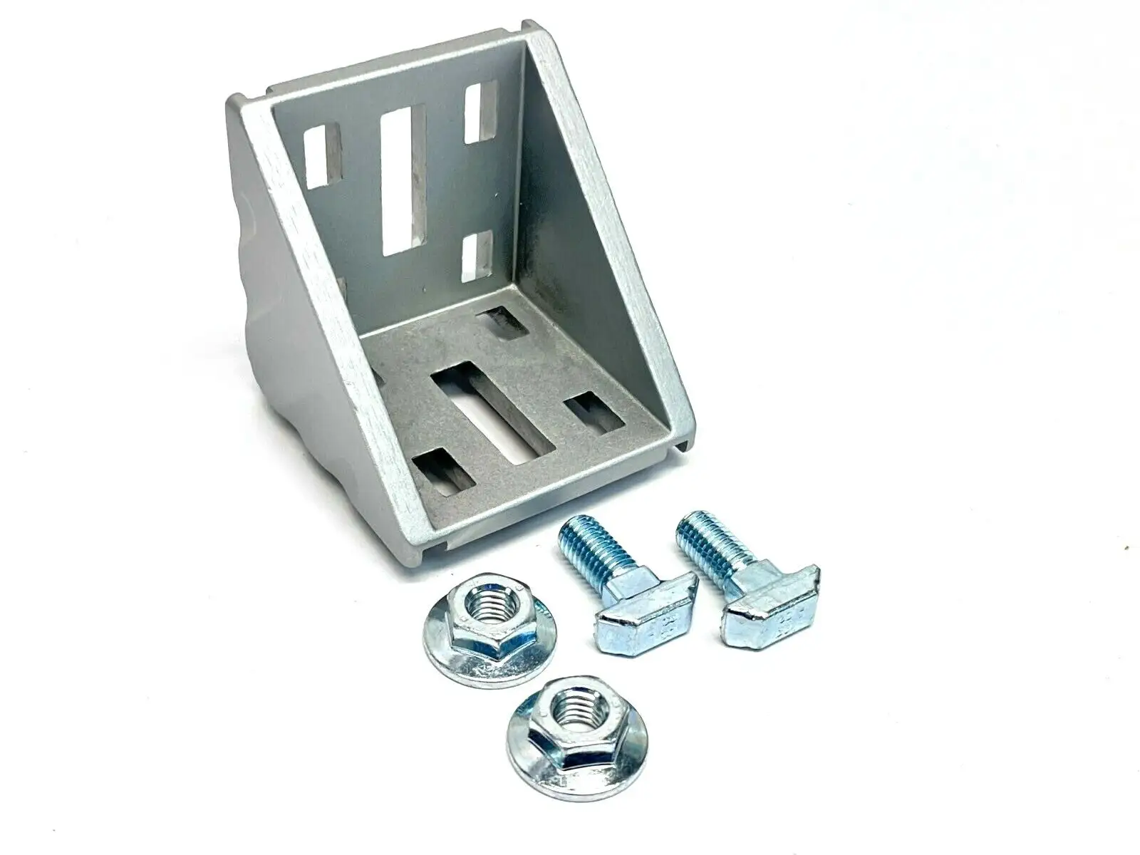 3842551611 | Bosch Rexroth  Gusset 60x60mm 10/10 Silver Set - New