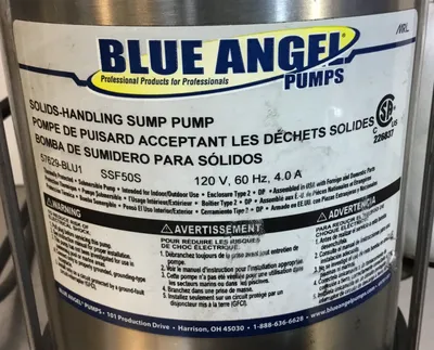 Used Blue Angel _UNKNOWN_ Sump Pumps South Carolina US | Palmetto Automation #1485526