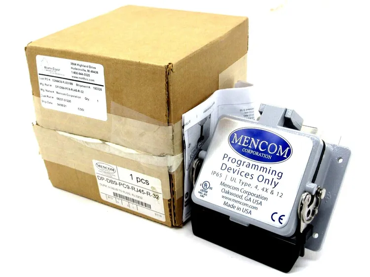 New | in-Stock MENCOM DP-DB9-PC9-RJ45-R-32 Misc Electrical & Power Parts | SB Industrial Supply #842946