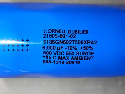 NEW 2012 CORNELL-DUBILIER 21509-601-02