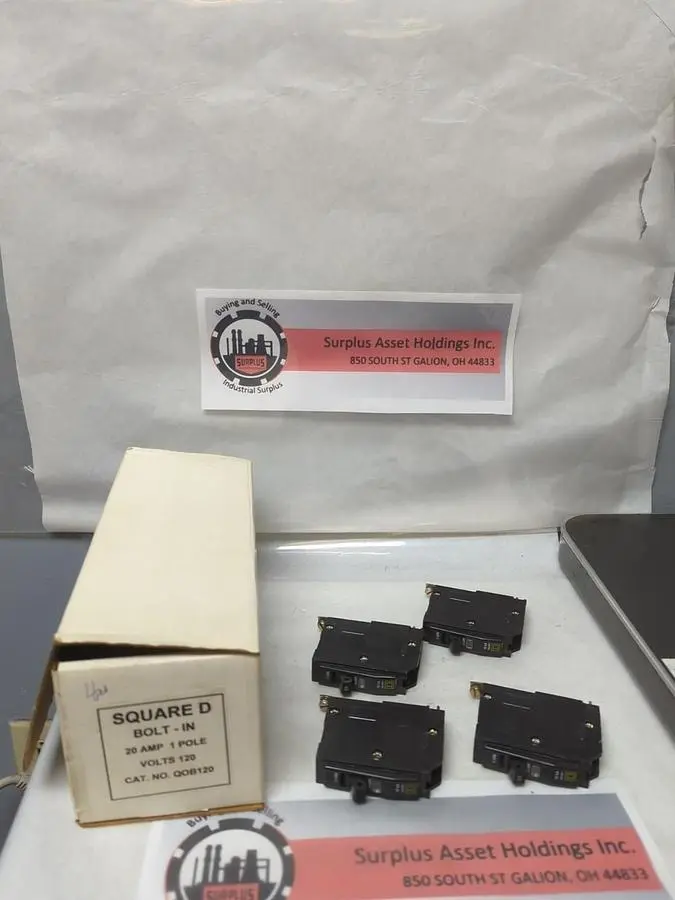 Used SQUARE D QOB120 Switchgears Ohio US | Surplus Asset Holdings #1185623