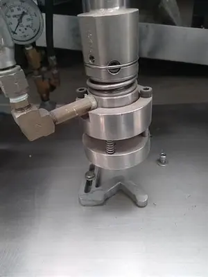 JG Machine Works Semi-automatic Aerosol Filling Line