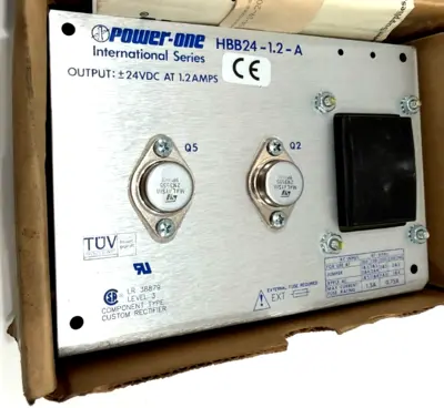 NEW POWER-ONE HBB24-1.2-A LINEAR POWER SUPPLY 24VDC 1.2A HBB2412A