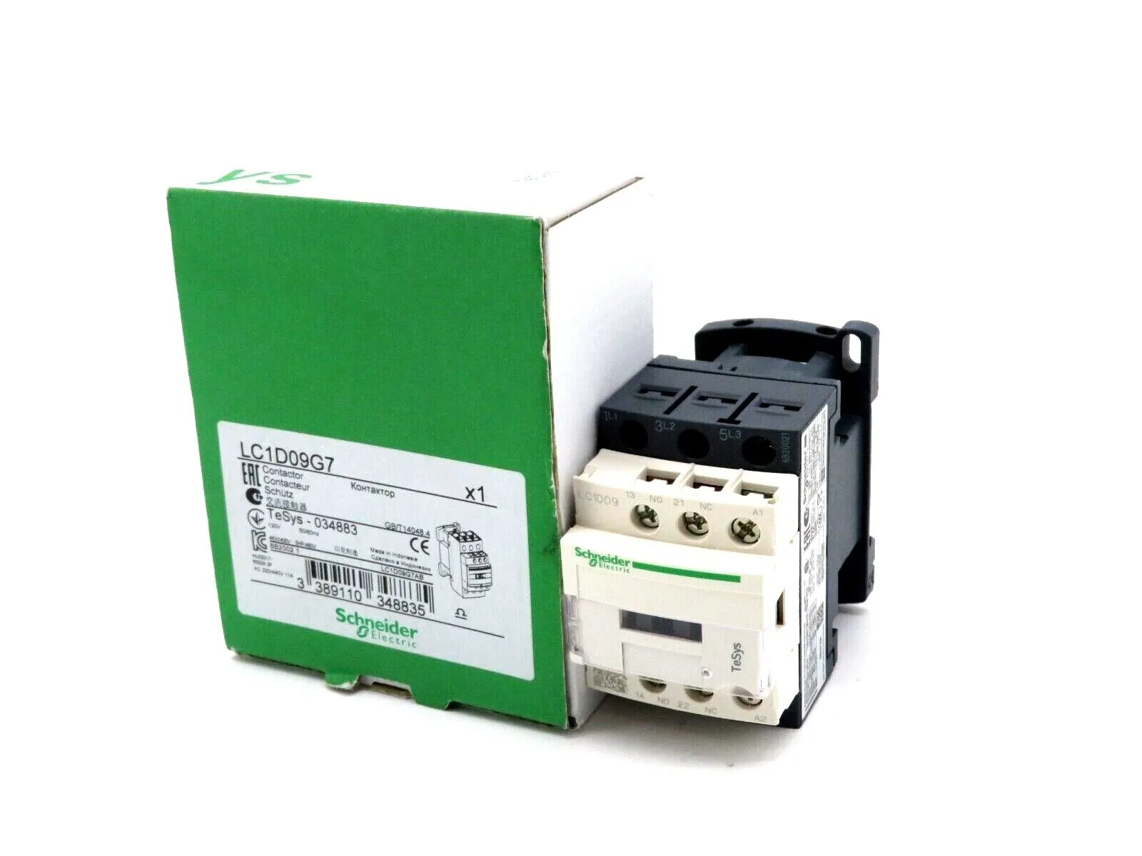 NEW SCHNEIDER ELECTRIC LC1D09G7 CONTACTOR 690V 50/60HZ
