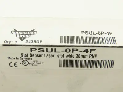 Automation Direct PSUL-OP-4F Photoelectric Fork Sensor U-Frame 30mm Width Slot