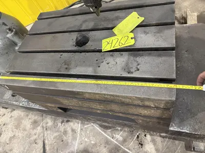 36" X 24" X 20" CARLTON T SLOTTED BOX DRILL TABLE: YOBRO #24263