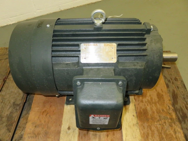 20 hp Toshiba 1770rpm 460v frame 256T , Unused Spare Store Room